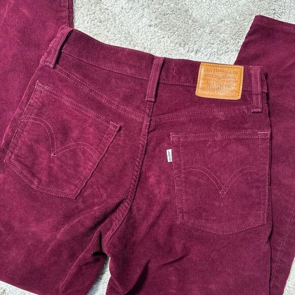 Levi's Wedgie Straight Corduroy Pants - Picture 3 of 5